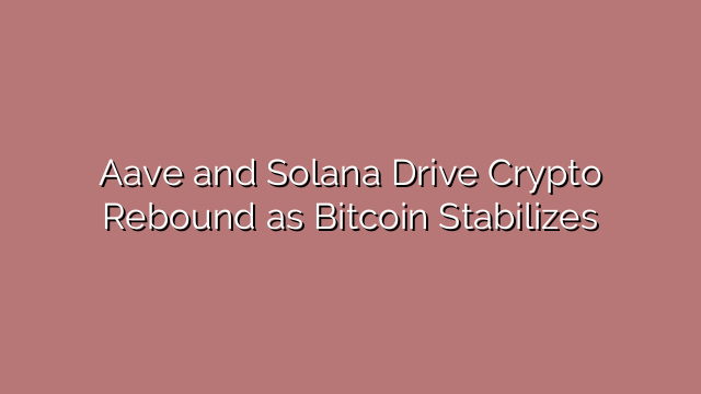 Aave and Solana Drive Crypto Rebound as Bitcoin Stabilizes