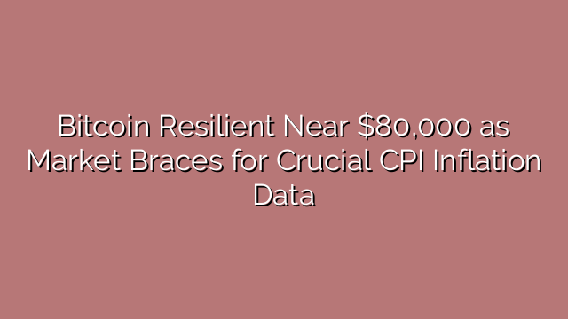 Bitcoin Resilient Near $80,000 as Market Braces for Crucial CPI Inflation Data